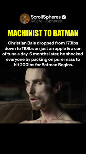 Christian Bale Body Transformation For These Roles