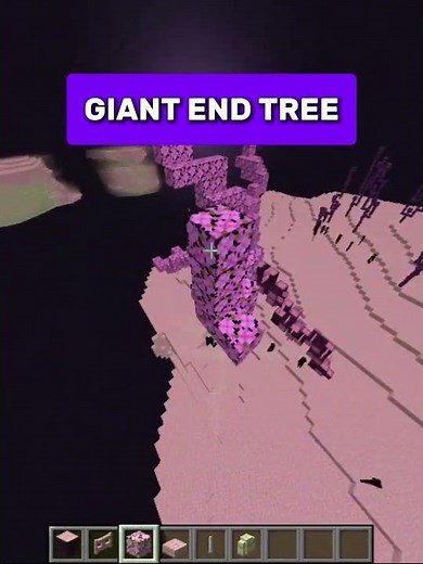 GIANT END TREE -good ideas- #ideas #minecraft #build