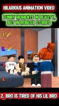 POV: Lil Bro broke the TV because of a game #roblox #ロブロックス #로블록스 #罗布乐思 #memes