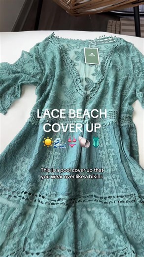 Stylish Lace Beach Cover-Up for Your Vacation