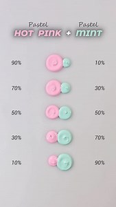 288K views · 10K reactions | Pastel Hot Pink + Pastel Mint Color Mixing  #colormixing #paintmixing #artvideo #asmr #foryou | Mini Art Zone | Facebook