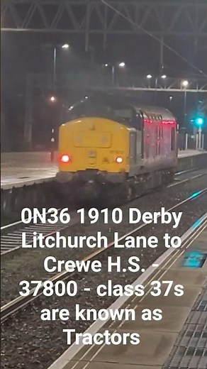 Trains and their nicknames - class 37s are called Tractors #class37 #ROG #railoperationsgroup