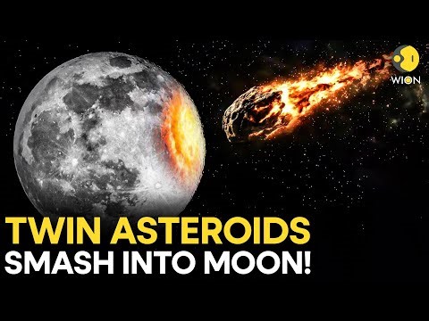 Asteroid Strike: Twin Asteroids Slam Into Moon, Giant Flash Captured From Earth | WION Originals