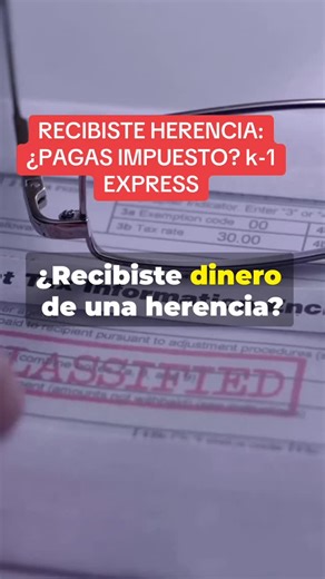 Angel Valera on Instagram: "“¿Recibiste dinero de una herencia? Eso puede tributar.” “Cuando el estate distribuye ingresos a herederos, se emite un Schedule K-1 (Form 1041). El estate deduce la distribución y el heredero reporta su parte.” “El impuesto sigue al dinero.” “Sin K-1 correcto, hay riesgo de penalidades.” #EstateTax #Form1041 #HerederosExtranjeros #InternationalTax #IRS #TaxCompliance #InheritanceUSA #TaxPlanning #LatinosEnUSA #EducacionFiscal #AJVCGlobal #TikTokEducativo ☎️7867406729
