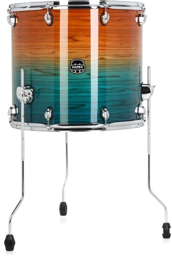 Mapex Armory Floor Tom - 16 inches x 18 inches, Ocean Sunset, Sweetwater Exclusive