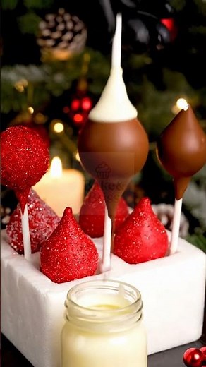 Easy Christmas Cake Pops! 🎄 Simple Holiday Treat Hack