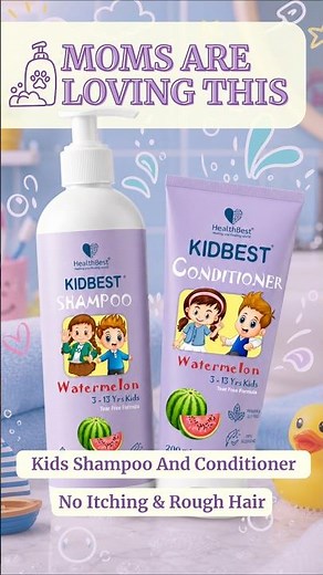 Best Hair Care Routine for Kids in Summer? | Moms Are Loving This Kids Shampoo and Conditioner #kids