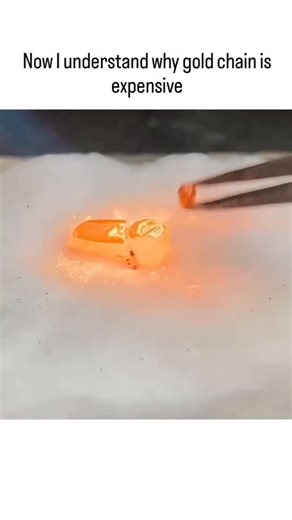 how stuff performs on Instagram: "The post’s video depicts the intricate traditional process of hand-forging a gold chain, starting with melting raw gold into sheets, drawing wire through progressively smaller holes, cutting and soldering links, and polishing, underscoring the caption’s point on labor-driven costs. Released on October 13, 2025, by Indonesian user @dian_arifiya , it amassed 7,700+ likes and 1.9 million views in two days, drawing global admiration for showcasing artisanal goldsmit