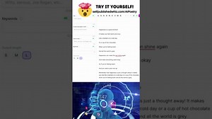 Can AI Write A Rhyming Poem? AI Poem About Happiness: ANY GOOD??