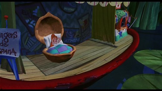 Adorable Scene from Thumbelina (1994) - Mama Toad Welcomes Thumbelina!