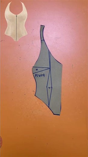 Edgy Top Pattern Making Tutorial #sewing #diy #sewingtutorial #idealtopmaking #corset