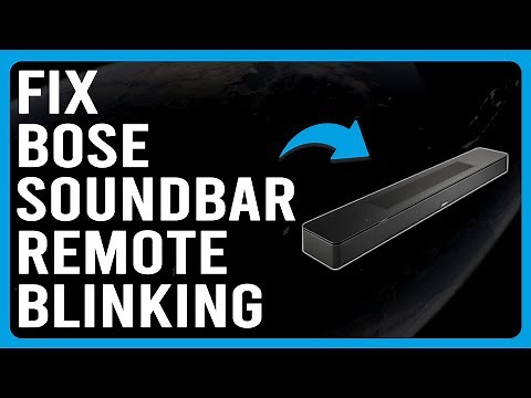 Bose Soundbar Remote Blinking (Connection Or Battery Issue -Why It Happens And How To Fix The Error)
