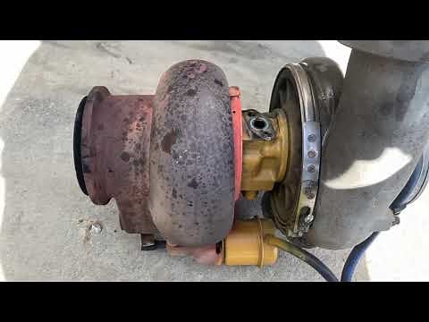 Installing a BullyDog stage 2 turbo on a Cat 3406B