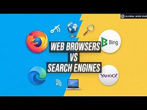 Difference between Web Browsers & Search Engines | Web Browsers vs Search Engines Explained Simply
