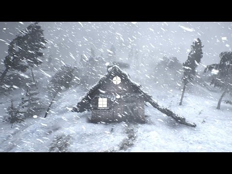 SNOWSTORM in Alaska 2026 years for Sleeping 10 Hours | Boreal Cabin Whiteout Comfort