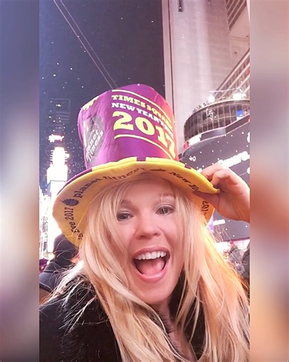 🎉❤️ Happy New Year! ❤️🎉 Celebrating New Years Eve in Times Square it is definitely something to put on your bucket list!! **Fortunately we were nice and warm celebrating at an Incredible Party on the 20th floor overlooking Times Square and the Stage for the hours leading up to midnight… Then we all went down into the street at 11:45pm to experience the ball drop!! Wow, Singing and Dancing to New York New York LIVE at Times Square is SO fun! What is one of your favorite New Year’s Eve memories?