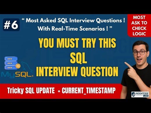 SQL Update Scenario | Update Salary by 5% for Specific Department | SQL Interview Question Answer | InsightEdge Labs
