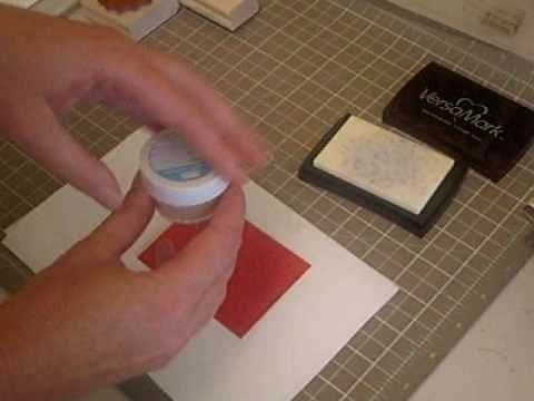 Heat Embossing with Versamark Pad