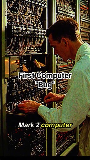 The First Computer "Bug" Was a Real Moth (1947) #shorts
