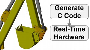 Simulating in Real Time: Backhoe