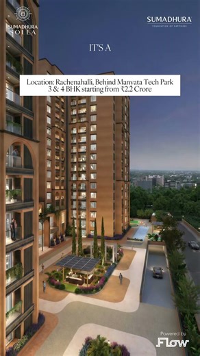 North Bengaluru’s Next Landmark Is Arriving Soon | Sumadhura Solea