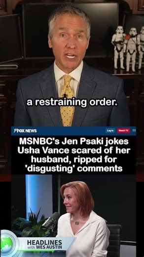 MSNBC's Jen Psaki jokes Usha Vance scared of her husband, JD Vance #jenpsaki #ushavance #jdvance