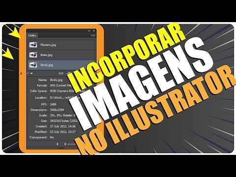 Como Incorporar imagens no Illustrator?