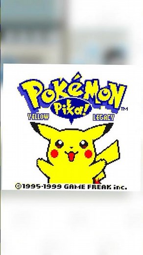 This is Pokemon Yellow Legacy #pokemon