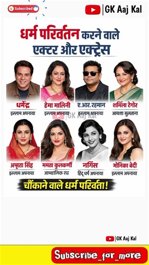 धर्म परिवर्तन करने वाले एक्टर और एक्ट्रेस 😲 | #shorts #motivation #viralvideo