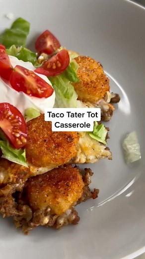 Taco Tater Tot Casserole: Easy & Delicious Leftover Taco Meat Recipe