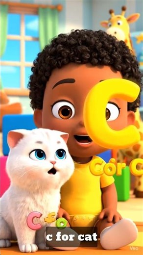 A for Apple 🍎 B for Ball ⚽ C for Cat 🐱 D for Dog 🐶 | ABC Alphabet for Kids#abc #abcd #nurseryrhymes