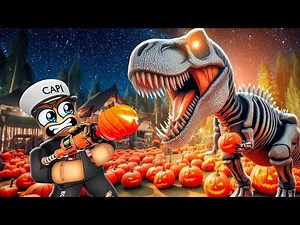 DINOSAUR BATTLE TYCOON HALLOWEEN UPDATE!