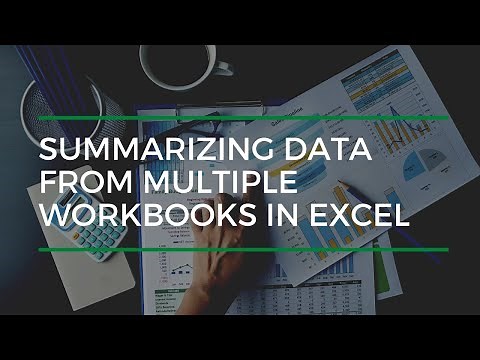 Summarizing Data From Multiple Workbooks In Excel