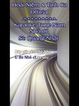 Karaoke Nhỏ Ơi Tone Nam Hoài Niệm & Tình Ca | TAS BEAT