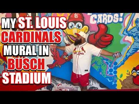 My St Louis Cardinals Panel Mural In Busch Stadium Is Done!
