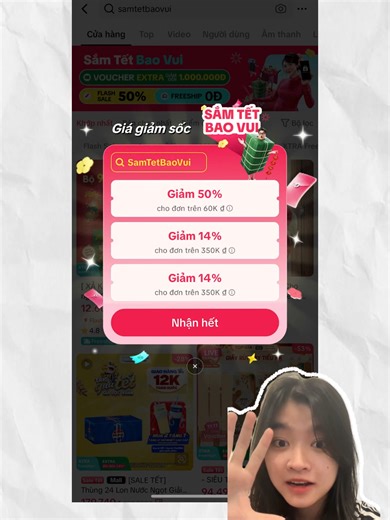 Mã Giảm 50% Trên TikTok Shop Đón Tết