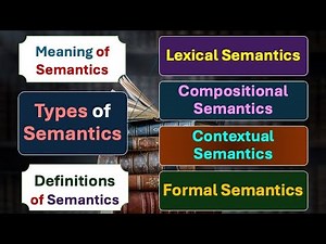 (Lecture-46), Meaning, Definitions and Types of Semantics