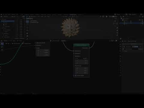 Geometry Nodes - Apply Rotation Based on Face Normals - Blender 4.1