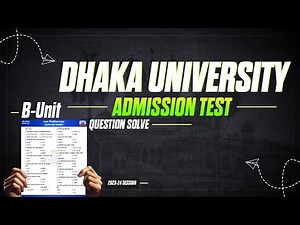 DU Question Solve । B Unit । 2023 24 Session