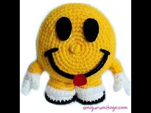 How To Crochet A Smiley Happy Face (part one)