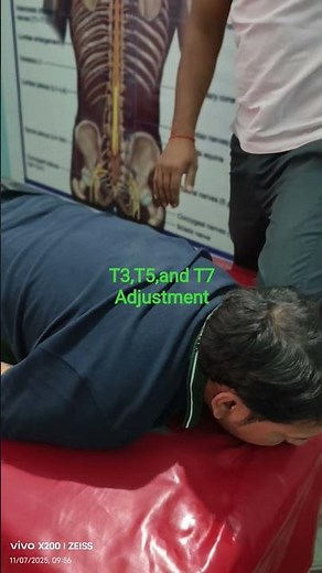 I Got Chiropractic Treatment for My T3, T5, T7