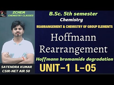 (L5) Hoffmann Degradation of Amide || Hoffmann bromamide degradation reaction #reactions #chemistry