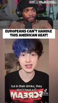 Europeans Can't Handle THIS American Heat! #shorts