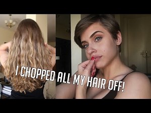 I CHOPPED ALL MY HAIR OFF - GETTING A PIXIE CUT!!! | BeautyByYuya