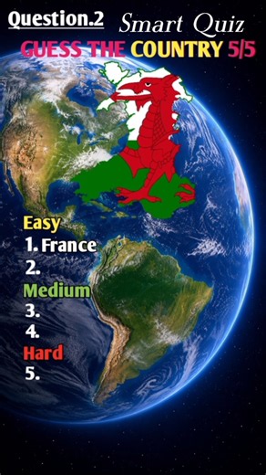 🌍 Country Map Quiz – Can You Score 5/5? 🏆#shorts #quiz #geography #country #map
