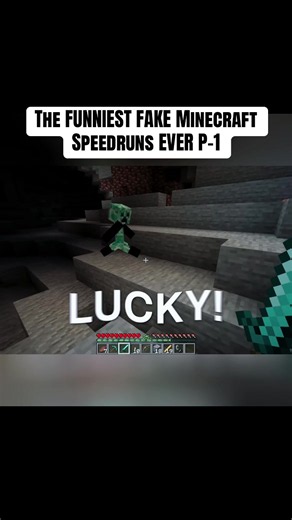 The FUNNIEST FAKE Minecraft Speedruns EVER#fyp #minecraft #viral | fake speedrun in minecraft