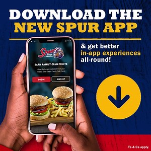 27K views · 1.1K reactions | Download our NEW Spur App now  Enjoy extra features, better functioning, exclusive offers and much more! Existing members’ Points and Vouchers will be automatically transferred when they use their current app details 朗 Ts & Cs apply. #SpurApp #SpurSteakRanches | Spur Steak Ranches | Facebook