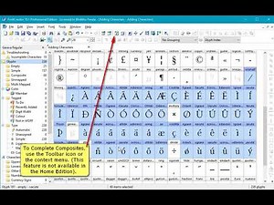 FontCreator 10 1 Adding Characters