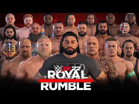 WWE 2K22 - 30 Man Royal Rumble Match! (PS5)