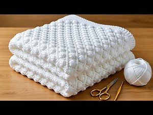 How to Crochet for Absolute Beginners!🌸 Easy & Beautiful Design! Step by Step tutorial